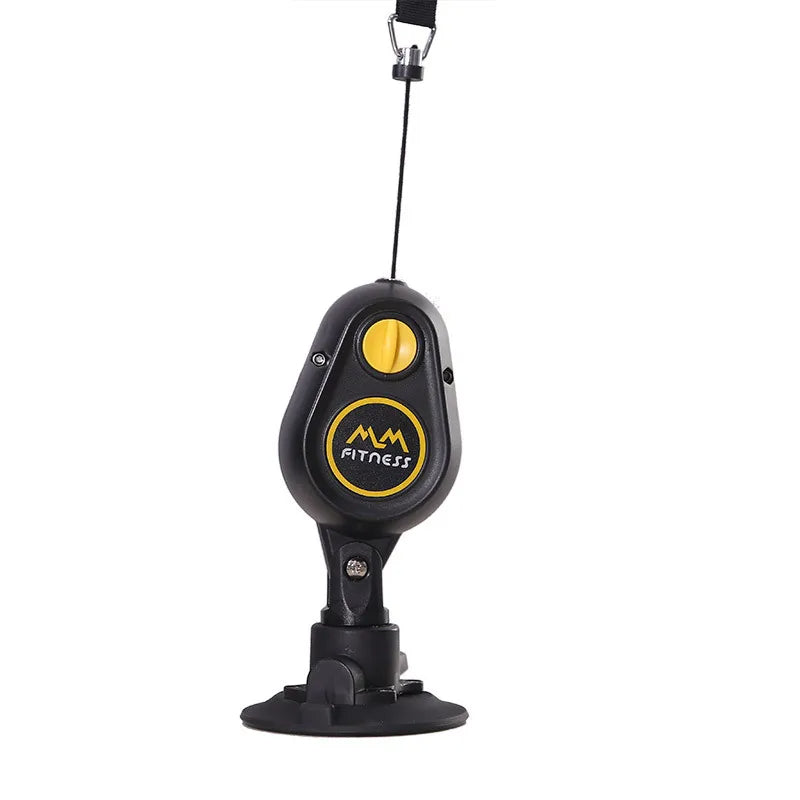 Fitness Widerstand Pull Down Seiltrainer mit Saugnapf