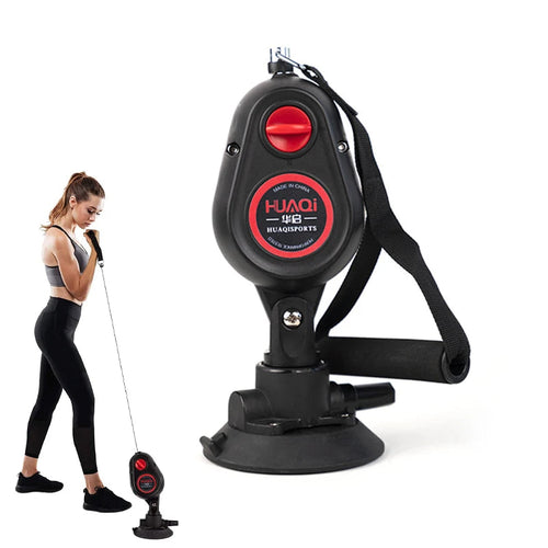 Fitness Widerstand Pull Down Seiltrainer mit Saugnapf