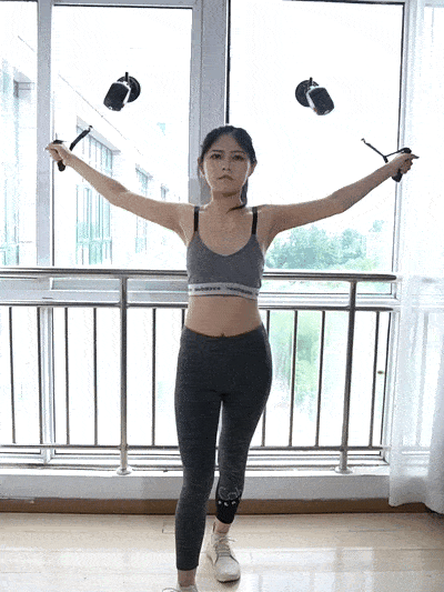 Fitness Widerstand Pull Down Seiltrainer mit Saugnapf