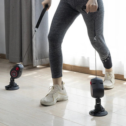 Fitness Widerstand Pull Down Seiltrainer mit Saugnapf