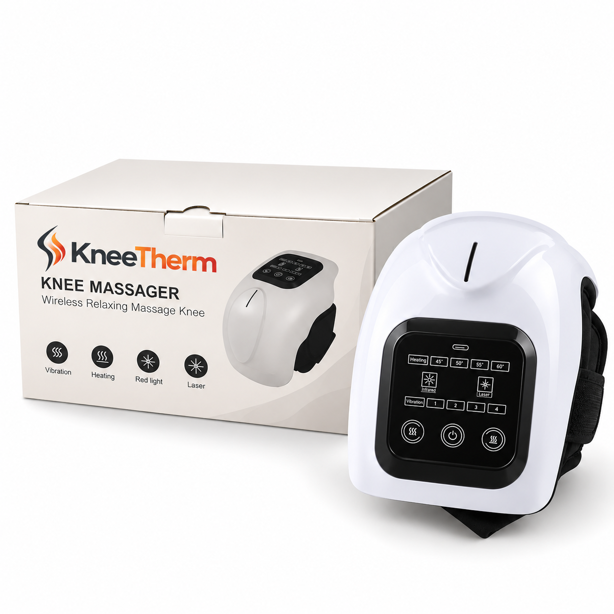 KneeTherm™ Heat & Vibration Knee Massager