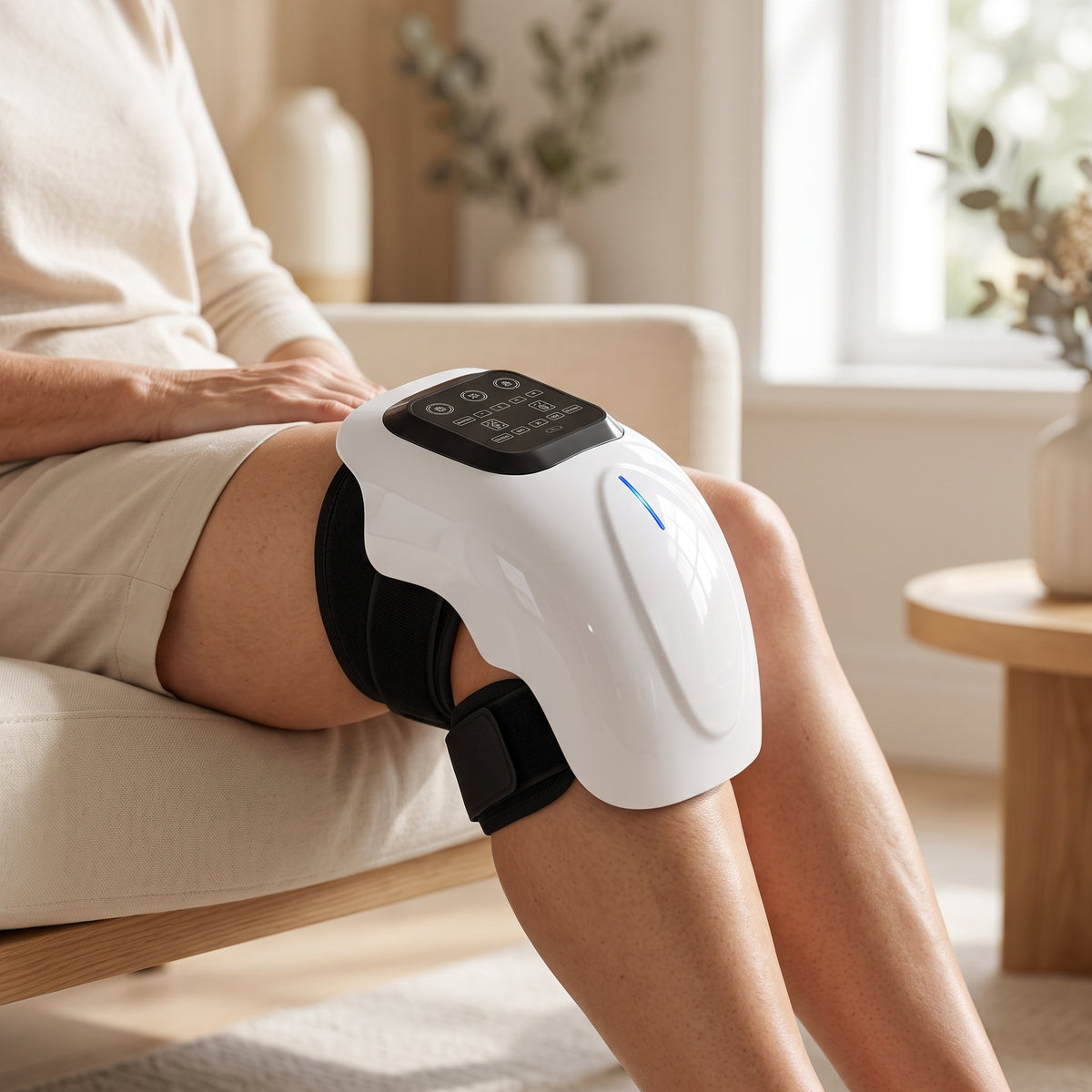 KneeTherm™ Heat & Vibration Knee Massager